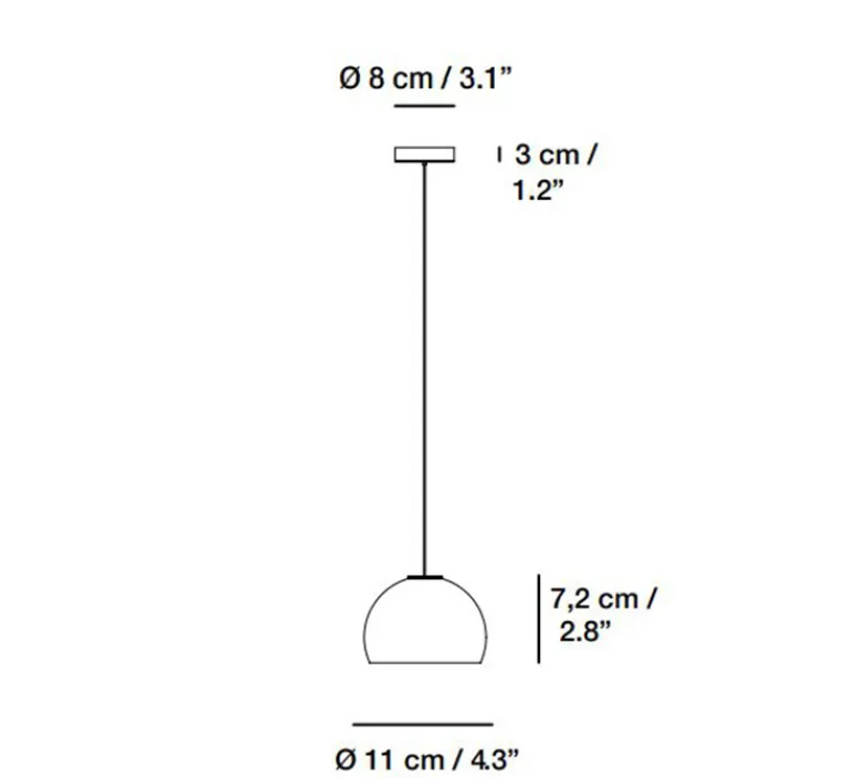 Suspension*Carpyen Suspension, Neil 11, albâtre, câble noir et rosace nickel mat, LED, 2700K, 654lm, Ø11cm, H7,2cm - blanc et nickel