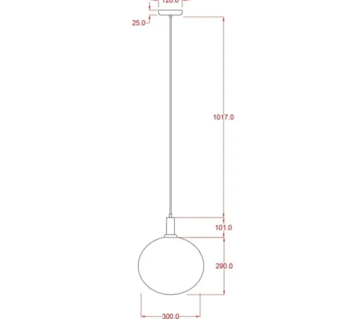 Suspension*Mullan Lighting Suspension, Neith, , Ø30cm, H29cm - verre strié transparent, laiton satiné