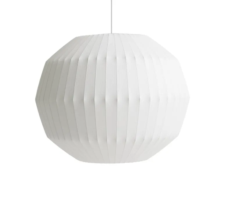 Suspension*HAY Suspension, Nelson Angled sphere Bubble L, , Ø71cm, H56cm - blanc cassé