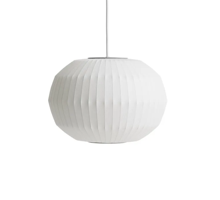 Suspension*HAY Suspension, Nelson Angled sphere Bubble S, , L36cm, H24cm - blanc cassé