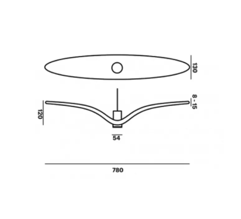 Suspension*Brokis Suspension, Night Birds, , LED, ø78cm, H12cm - noir