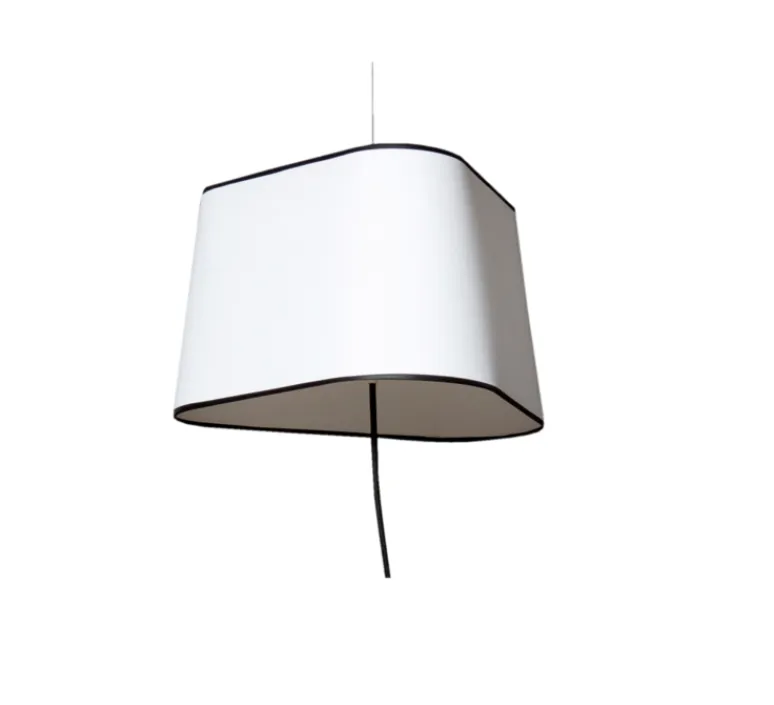 Suspension*DesignHeure Suspension nomade, Petit Nuage, , Ø24cm - blanc, noir