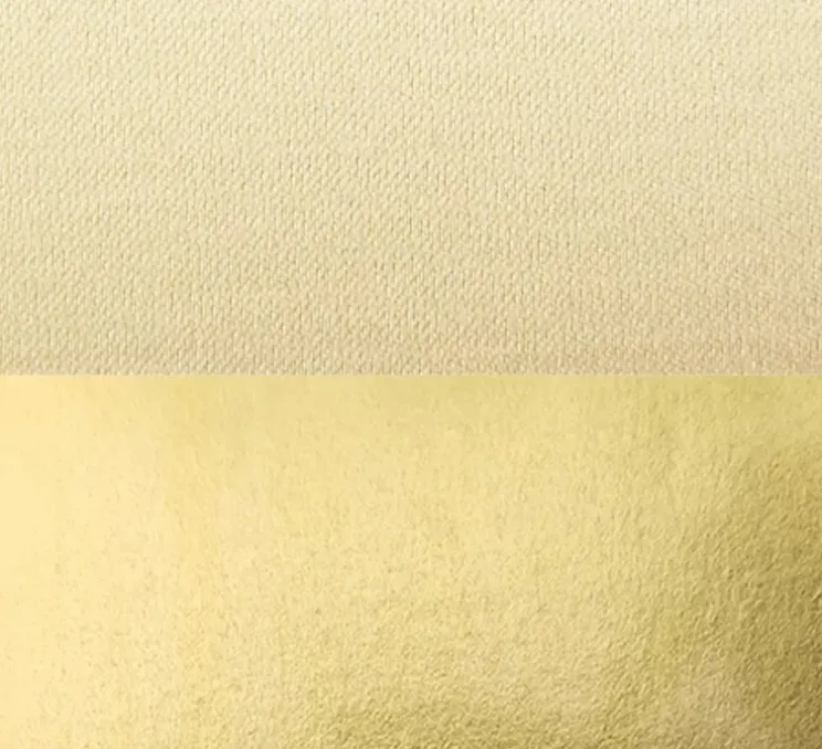 Suspension nomade, XL Nuage, beige satiné, or, Ø60cm, H35cm - Designheure