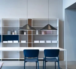 Suspension, North 5664, noir, LED, dim, 2700K, 1041 lm, Ø60cm, H21cm - Vibia