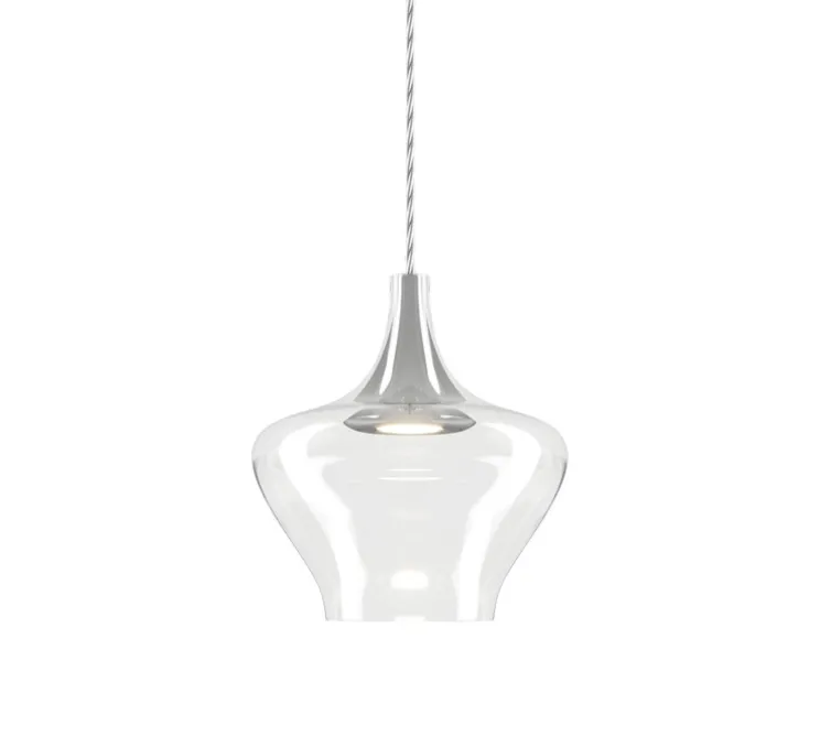 Suspension, Nostalgia cluster 24 pièces avec rosace blanche, gris fumé et cristal, LED, dim, 2700K, 1280 lm, Ø100cm, H150cm - Lodes