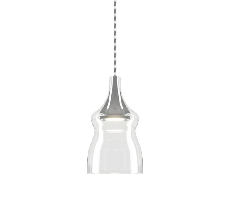 Suspension, Nostalgia cluster 24 pièces avec rosace blanche, gris fumé et cristal, LED, dim, 2700K, 1280 lm, Ø100cm, H150cm - Lodes