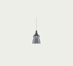 Suspension*Lodes Suspension, Nostalgia small sans rosace, chrome & fumé, LED, dim, 2700K, 1280 lm, Ø12,5cm, H21,5cm - chrome & fumé