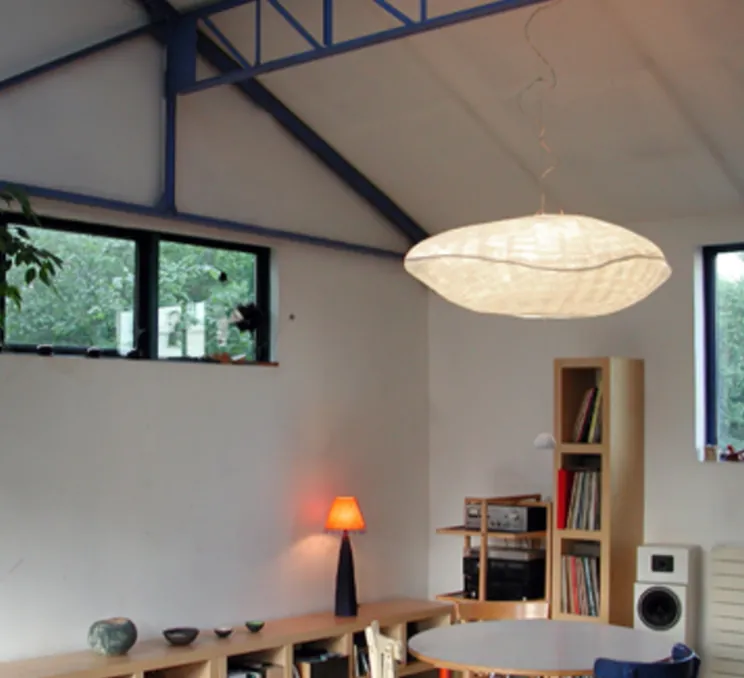 Suspension, NUAGE, blanc, L118cm, H45cm - Celine-Wright