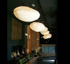 Suspension, NUAGE, blanc, L118cm, H45cm - Celine-Wright