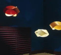 Suspension, Nut S, rouge, Ø42cm, H21cm - LZF