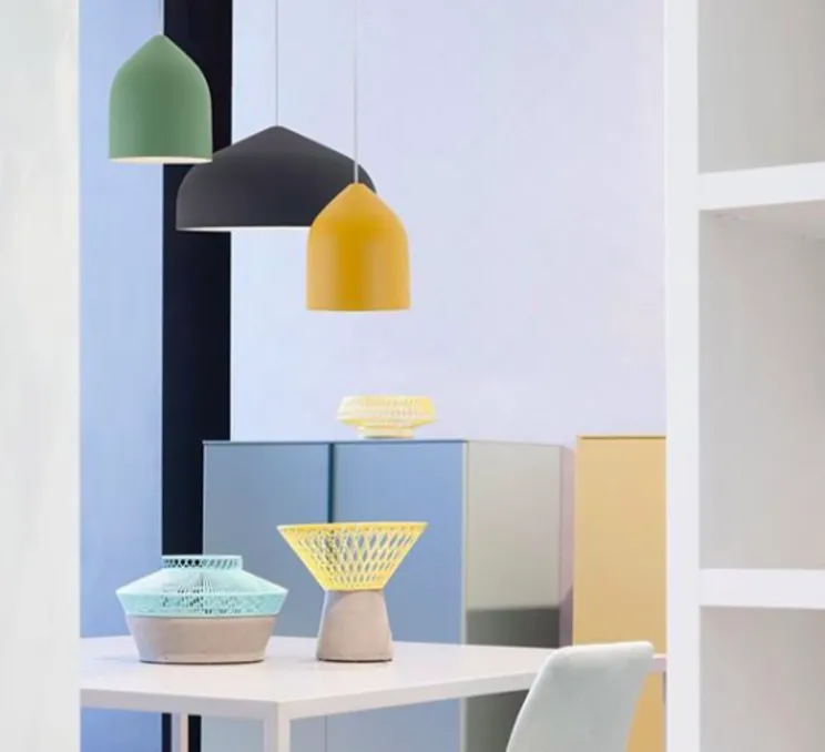 Suspension, Odile S, vert, Ø20cm, H22cm - LUMEN CENTER ITALIA