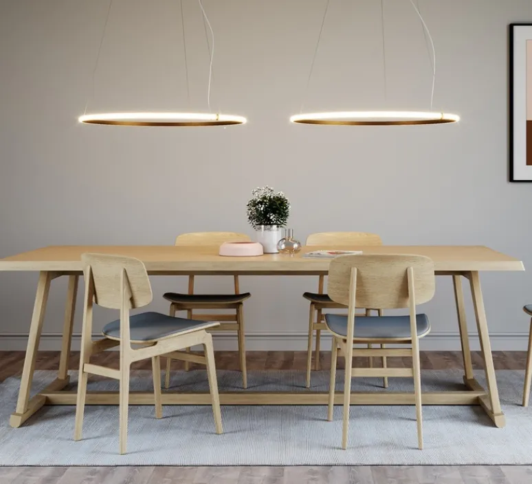 Suspension*Fabbian Suspension, Olympic F45, , LED, 3000k,6120lm, L108,7cm, H20cm - bronze