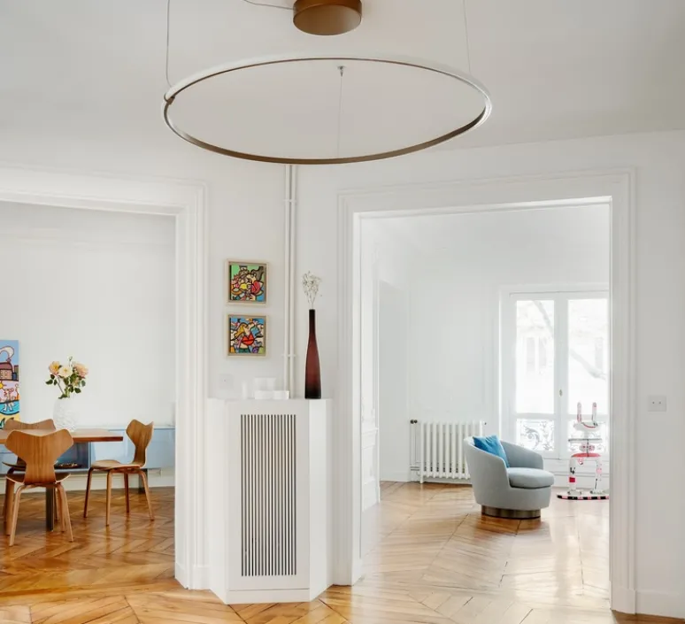 Suspension*Fabbian Suspension, Olympic F45, , LED, 3000k,6120lm, L108,7cm, H20cm - bronze