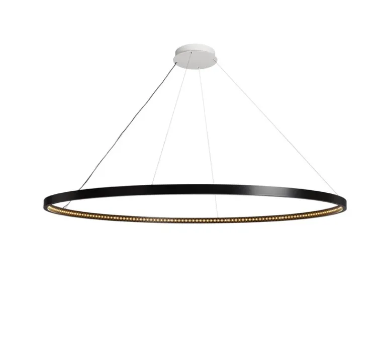 Suspension*Le Deun Suspension, Omega 200, , LED, 2700K, 3168lm, Ø187cm, H3cm - noir