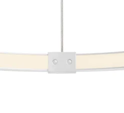 Suspension*SLV Suspension, ONE 80, , LED, dim, 3000/4000K, 1930/2140 lm, Ø80cm, H3cm - blanc