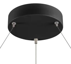 Suspension*SLV Suspension, ONE 80, , LED, dim, 3000/4000K, 1930/2140 lm, Ø80cm, H3cm - noir