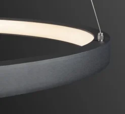 Suspension*SLV Suspension, one 60, , LED, 3000K, 1550 lm, Ø60cm, H3cm - noir