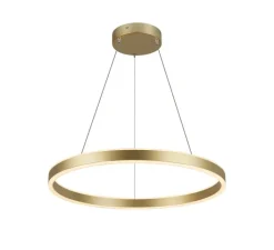 Suspension*SLV Suspension, ONE 60 PHASE UP/DOWN, , 2700K/3000K, 830lm, Ø60cm, H4,5cm - laiton