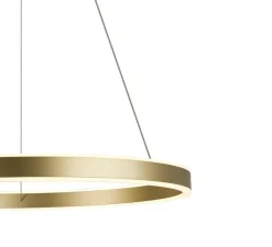 Suspension*SLV Suspension, ONE 60 PHASE UP/DOWN, , 2700K/3000K, 830lm, Ø60cm, H4,5cm - laiton