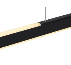 Suspension*SLV Suspension, One linear 100, , LED, dim, 2700-3000K, 1280 lm, L104cm, H4,2cm - noir