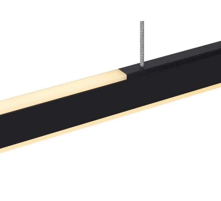 Suspension*SLV Suspension, One linear 100, , LED, dim, 2700-3000K, 1280 lm, L104cm, H4,2cm - noir