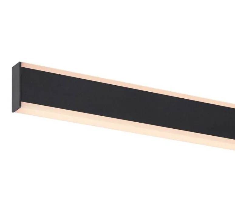 Suspension*SLV Suspension, One linear 100, , LED, dim, 2700-3000K, 1280 lm, L104cm, H4,2cm - noir