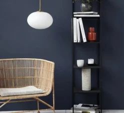 Suspension*House Doctor Suspension, Opal, , Ø30cm, H35cm - blanc, laiton