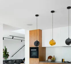 Suspension, Oplà, jaune brillant, Ø16cm, H16cm - OliveLab