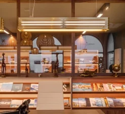 Suspension, Orgue, laiton, LED, 3000k, 7640 lm, L121,7cm, H15,4cm - Dark