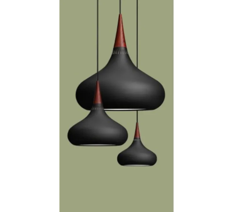 Suspension, Orient, noir, Ø34cm, H37cm - Fritz Hansen