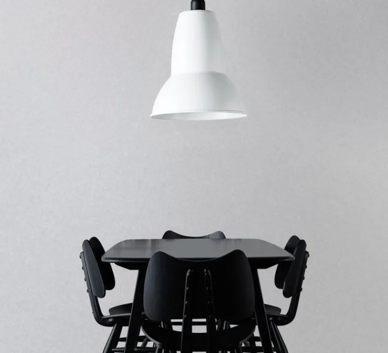 Suspension*Anglepoise Suspension, Original 1227 Giant, blanc alpin, finition brillante, Ø44cm, H54cm - blanc alpinbrillant