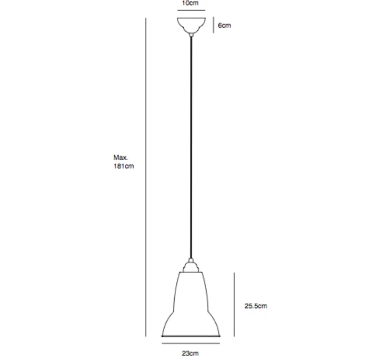 Suspension*Anglepoise Suspension, Original 1227 midi, , Ø23cm, H25,5cm - noir