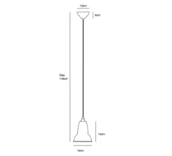 Suspension, Original 1227, standard, lin, Ø15cm - ANGLEPOISE