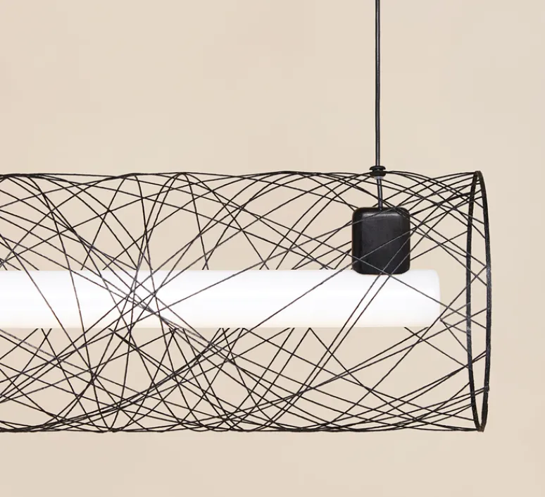 Suspension*Atelier Robotiq Suspension, Out of order, OOO, , L105cm, Ø13cm - noir