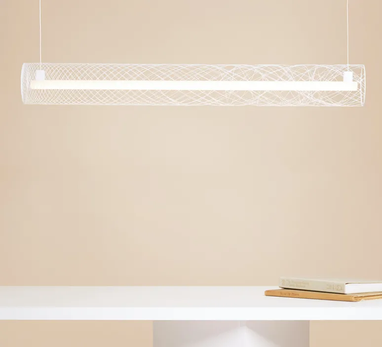 Suspension*Atelier Robotiq Suspension, Out of order, OOO, , 2700K, L105cm, Ø13cm - blanc