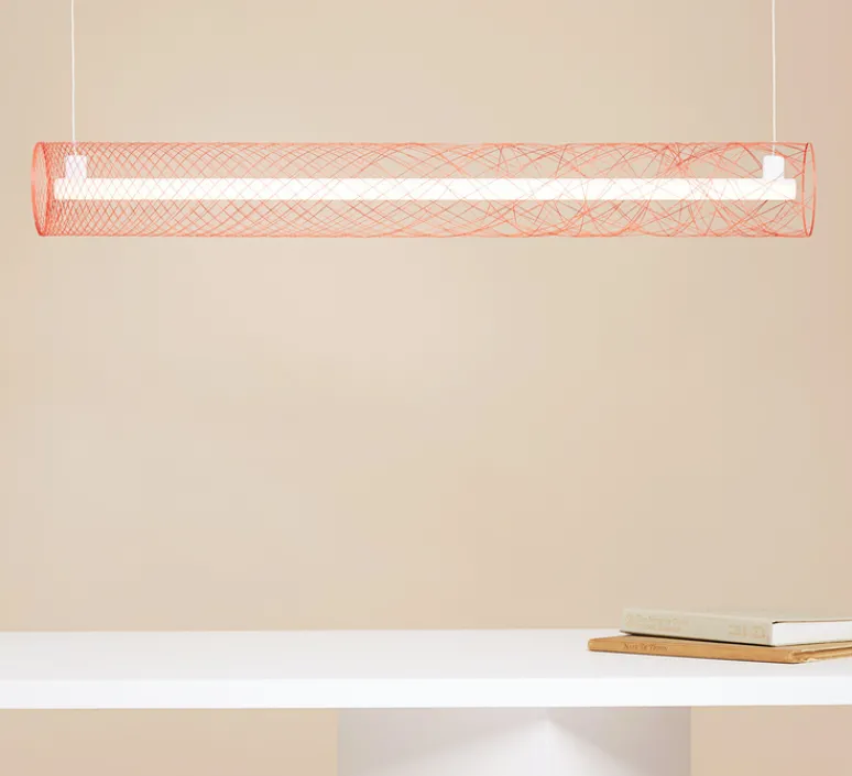 Suspension*Atelier Robotiq Suspension, Out of order, OOO, , L105cm, Ø13cm - corail