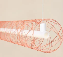 Suspension*Atelier Robotiq Suspension, Out of order, OOO, , L105cm, Ø13cm - corail