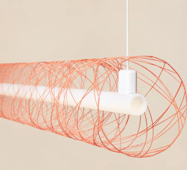 Suspension*Atelier Robotiq Suspension, Out of order, OOO, , L105cm, Ø13cm - corail