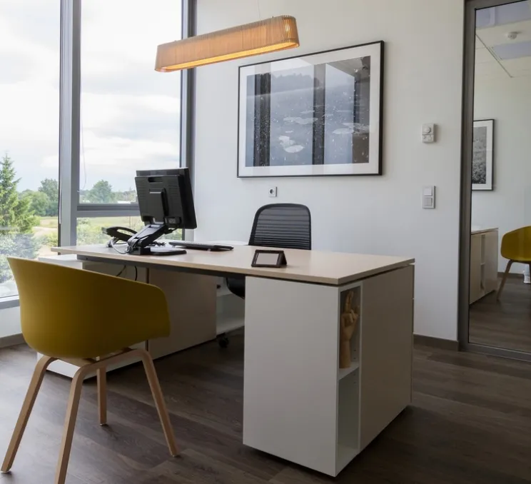 Suspension, Owalo 7000, bouleau naturel, LED, 2800K, 2500lm, L100cm, H13cm - Secto Design