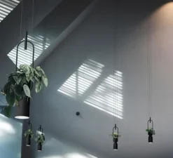 Suspension, Oxygen C, noir, Ø14,5cm, H95cm - Luxcambra