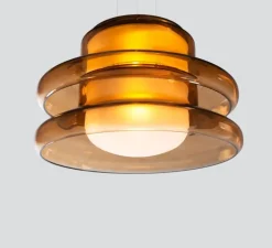 Suspension, Pace 28, 2 modules, ambre, LED, dim, 2700K, Ø28cm, H17cm - A-N-D