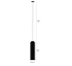 Suspension, Pace 28, 15 modules, ambre, LED, dim, 2700K, Ø28cm, H99cm - A-N-D