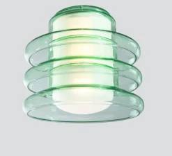 Suspension, Pace 28, 3 modules, vert d'eau, LED, dim, 2700K, Ø28cm, H24cm - A-N-D