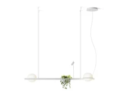 Suspension*Vibia Suspension, Palma 3734, , LED, 2700K, 1371lm, L150cm, H48cm - graphite