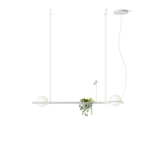 Suspension*Vibia Suspension, Palma 3734, , LED, 2700K, 1371lm, L150cm, H48cm - graphite