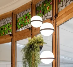 Suspension, Palma 3726, graphite, LED, 2700K, 1371lm, Ø22cm, H40cm - Vibia