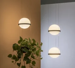 Suspension, Palma 3726, graphite, LED, 2700K, 1371lm, Ø22cm, H40cm - Vibia