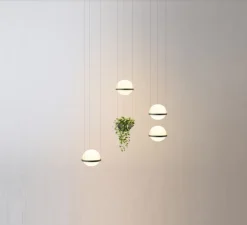 Suspension, Palma 3726, graphite, LED, 2700K, 1371lm, Ø22cm, H40cm - Vibia