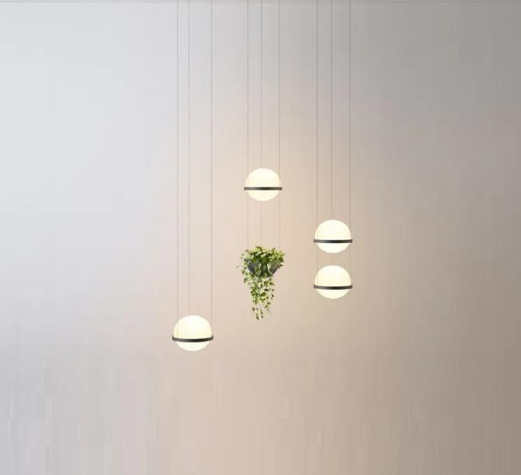 Suspension, Palma 3726, graphite, LED, 2700K, 1371lm, Ø22cm, H40cm - Vibia