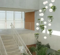 Suspension, Palma 3726, graphite, LED, 2700K, 1371lm, Ø22cm, H40cm - Vibia